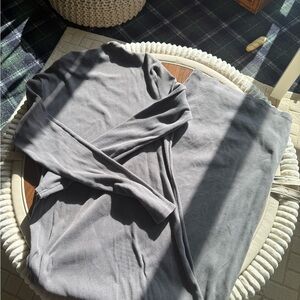 Gray Long Sleeve Dress